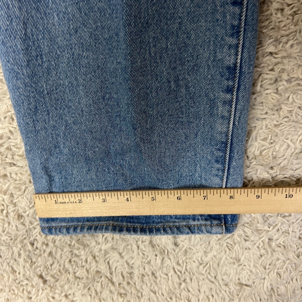 Levis Ribcage Straight Jeans Womens 29 Blue Medium Wash Button Fly - Picture 2 of 9